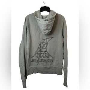 Jack Johnson To The Sea Gray Hoodie with Graphic Design